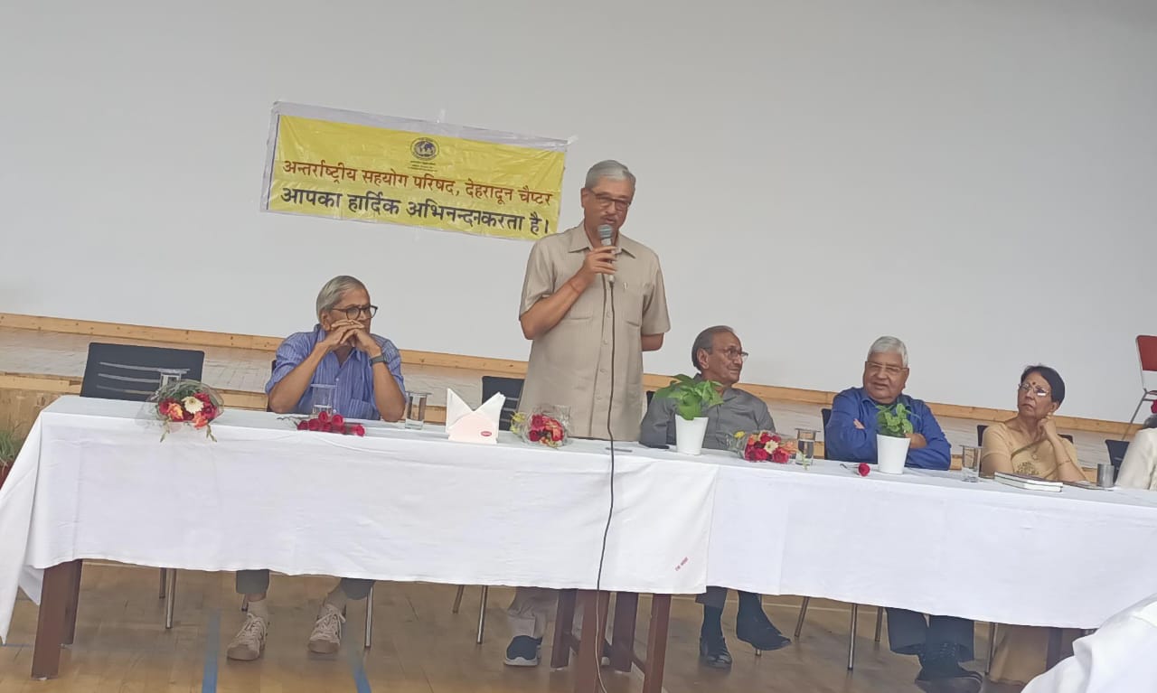 अंतरराष्ट्रीय सहयोग परिषद ने किया कर्नल अजय कोठियाल व नमिता ममगाईं का सम्मान  