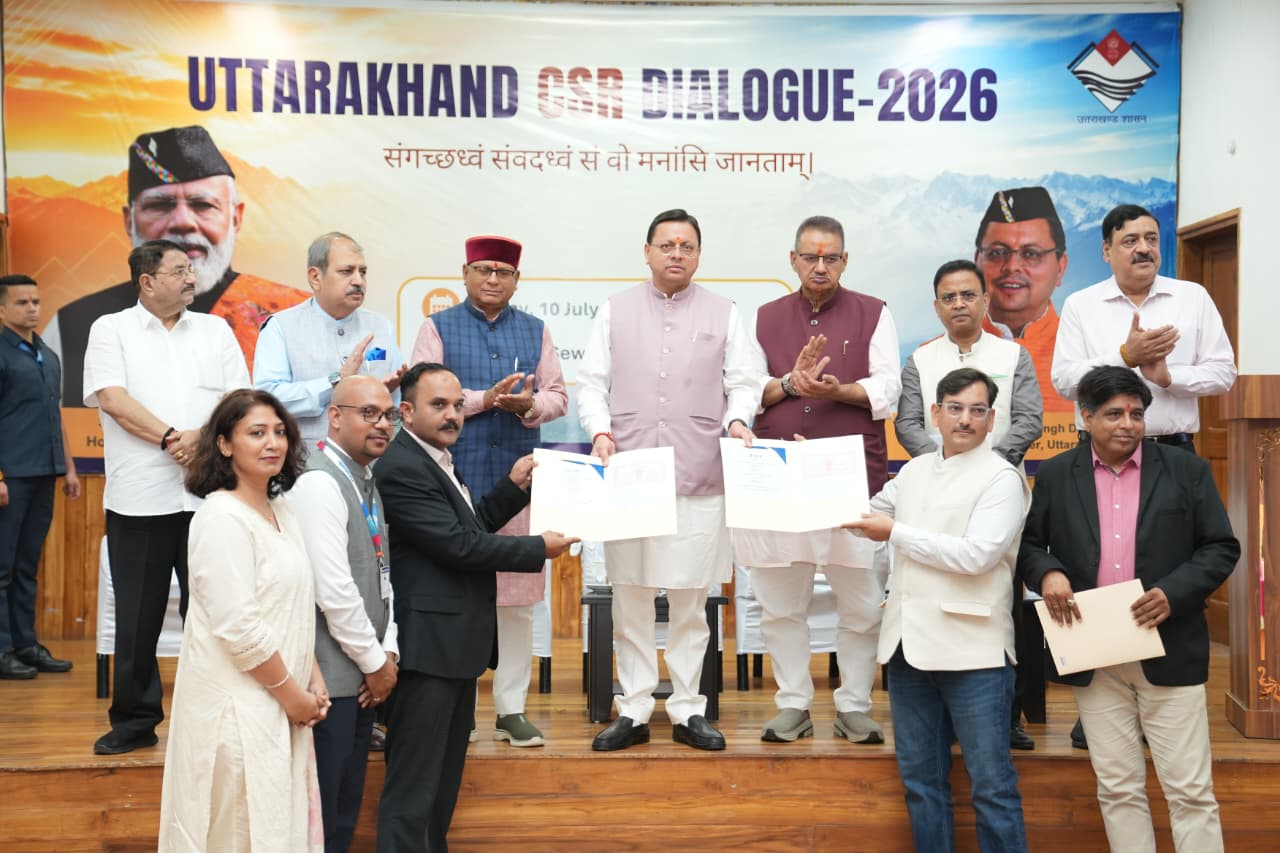 मुख्यमंत्री ने ‘उत्तराखंड सीएसआर डायलॉग’ कार्यक्रम में उद्योग जगत के प्रतिनिधियों के साथ किया संवाद