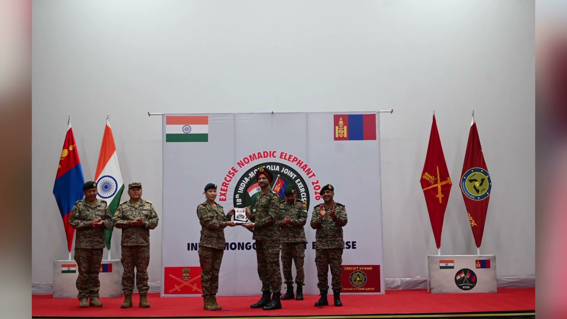 भारतीय सेना और ‘मंगोलि-याई सेना’ के बीच संयुक्त सैन्य अभ्यास ‘नोमैडिक एलिफेंट’ के 18वें संस्करण का पिथौरागढ़ में हुआ समापन